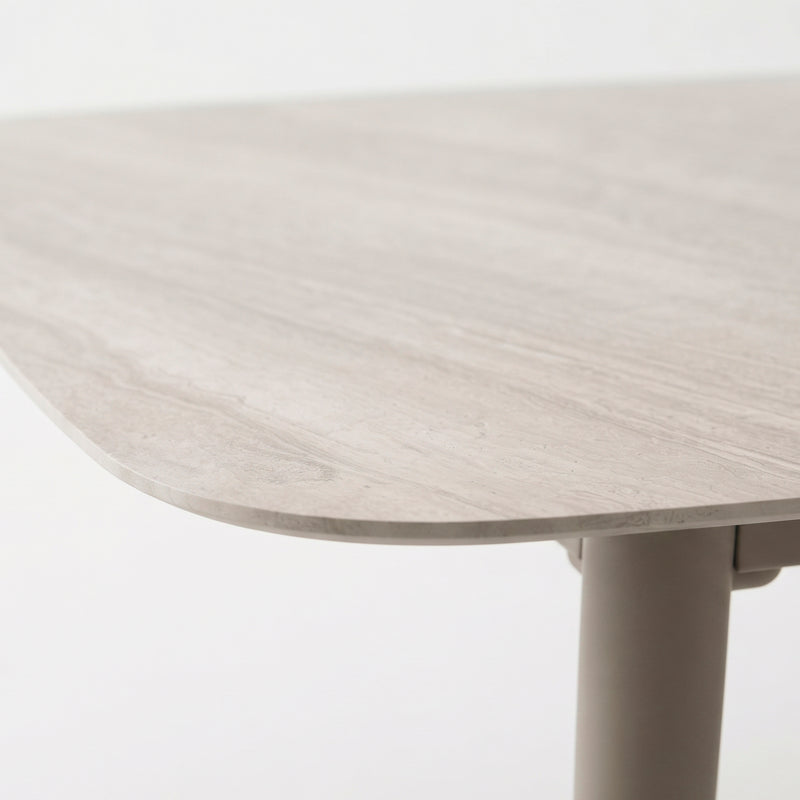 Cargue la imagen en el visor de la galería, Comedor Oxano 2M + 6 sillas Oxano color Champagne - GLAE-39794-8677KD-SEIS-2655KD