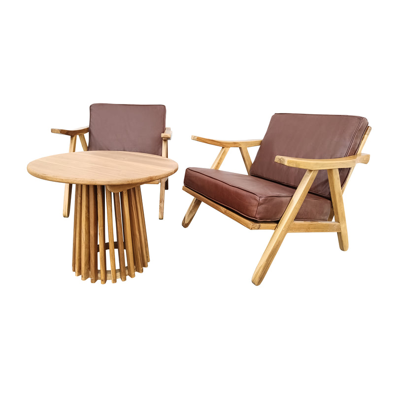 Cargue la imagen en el visor de la galería, Set Bistro Panampu + mesa Kentana 60cms 123727