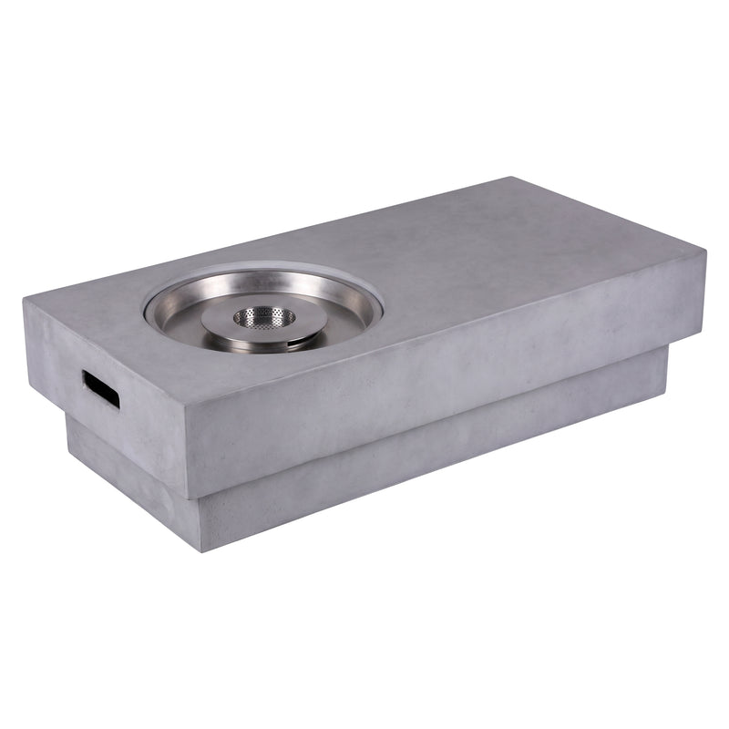 Load image into Gallery viewer, Light Gray Rectangular Fire Pit - PDF200152A