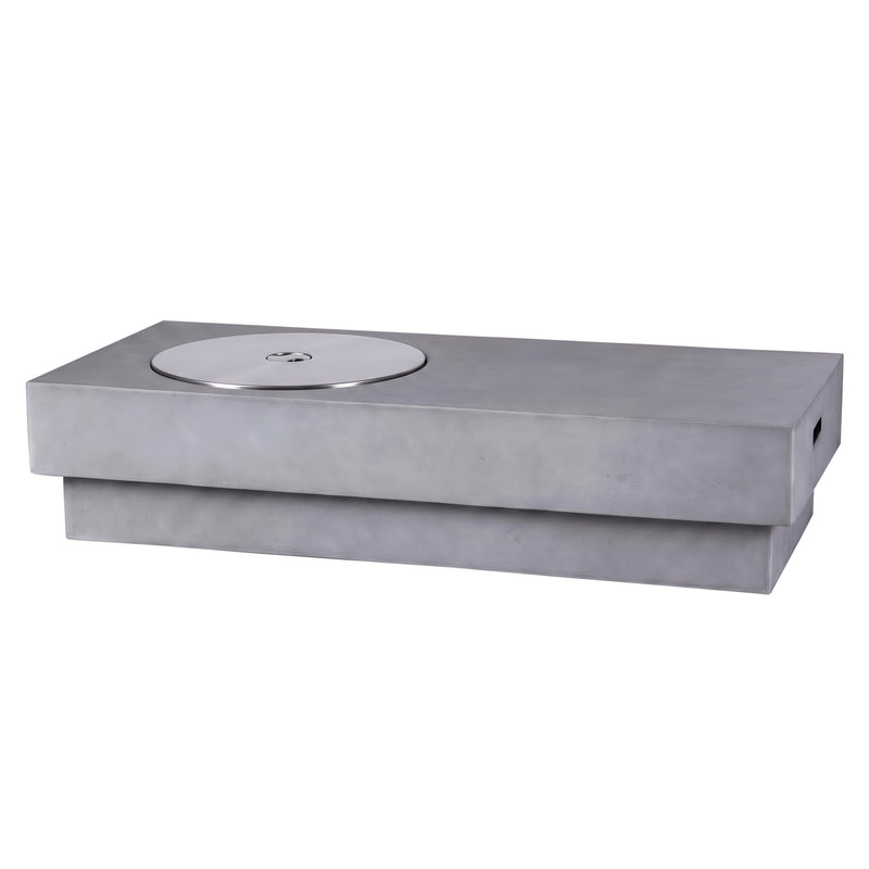 Load image into Gallery viewer, Light Gray Rectangular Fire Pit - PDF200152A