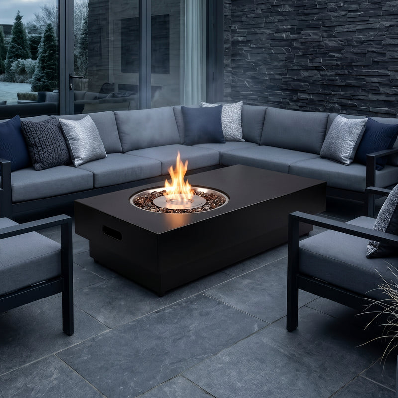 Load image into Gallery viewer, Light Gray Rectangular Fire Pit - PDF200152A