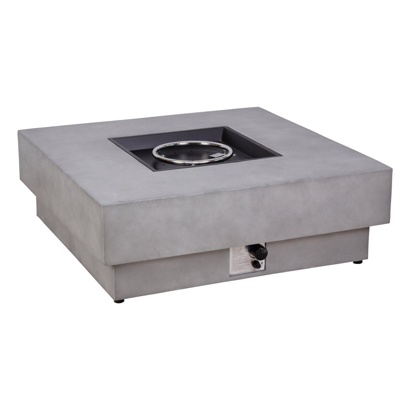 Cargue la imagen en el visor de la galería, Hoguera para fogata de Gas Cuadrada color gris claro - PD-F180179