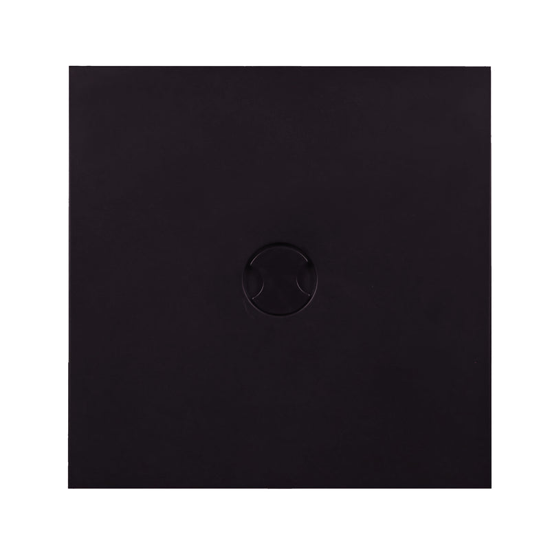 Cargue la imagen en el visor de la galería, Hoguera para fogata cuadrada color negro con estructura - PDF2001821