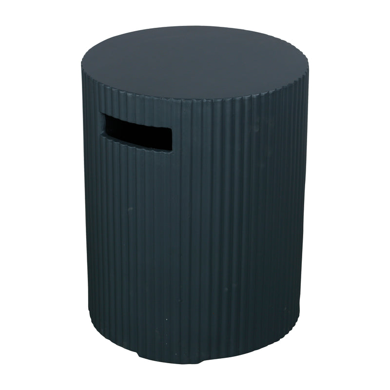 Cargue la imagen en el visor de la galería, Tapa para gas LP redonda de fogata, color Negro - PD-F250004-A