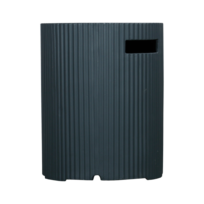 Cargue la imagen en el visor de la galería, Tapa para gas LP redonda de fogata, color Negro - PD-F250004-A