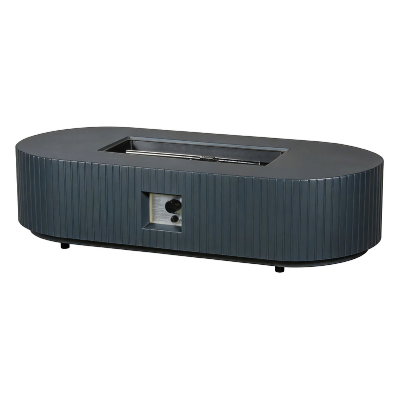 Cargue la imagen en el visor de la galería, Hoguera para fogata de Gas Oblonga color gris oscuro - PD-F25006-A