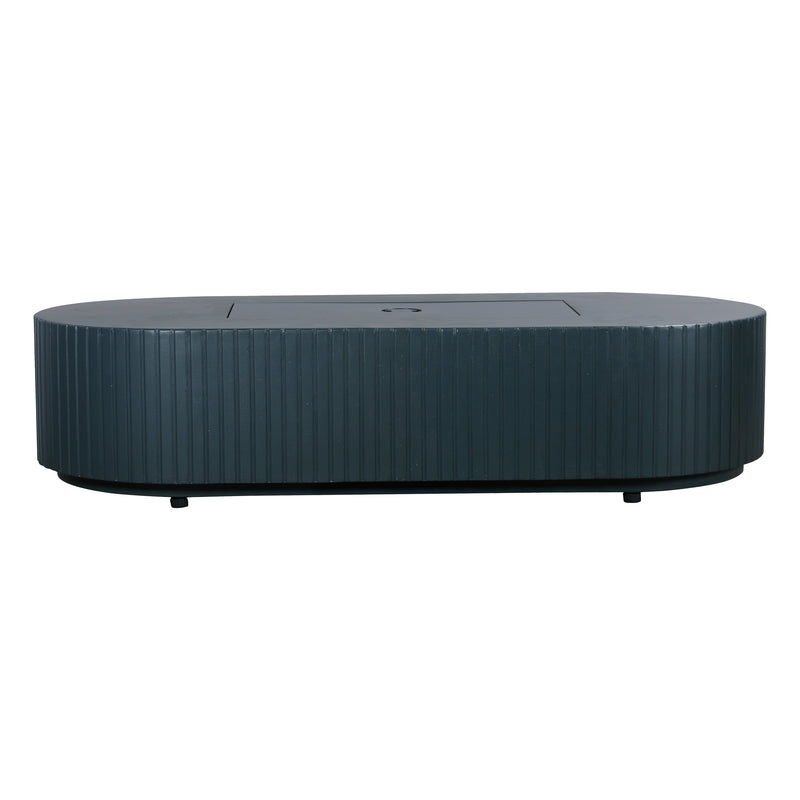 Cargue la imagen en el visor de la galería, Hoguera para fogata de Gas Oblonga color gris oscuro - PD-F25006-A