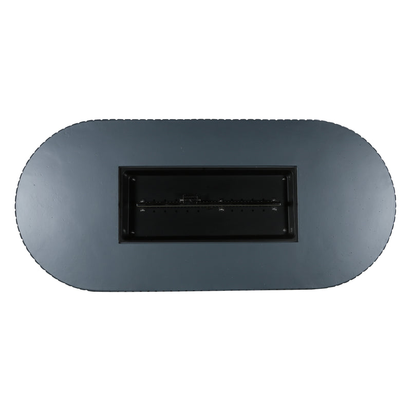 Cargue la imagen en el visor de la galería, Hoguera para fogata de Gas Oblonga color gris oscuro - PD-F25006-A