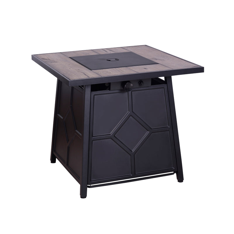 Cargue la imagen en el visor de la galería, Hoguera para fogata cuadrada color negro - PDF210061