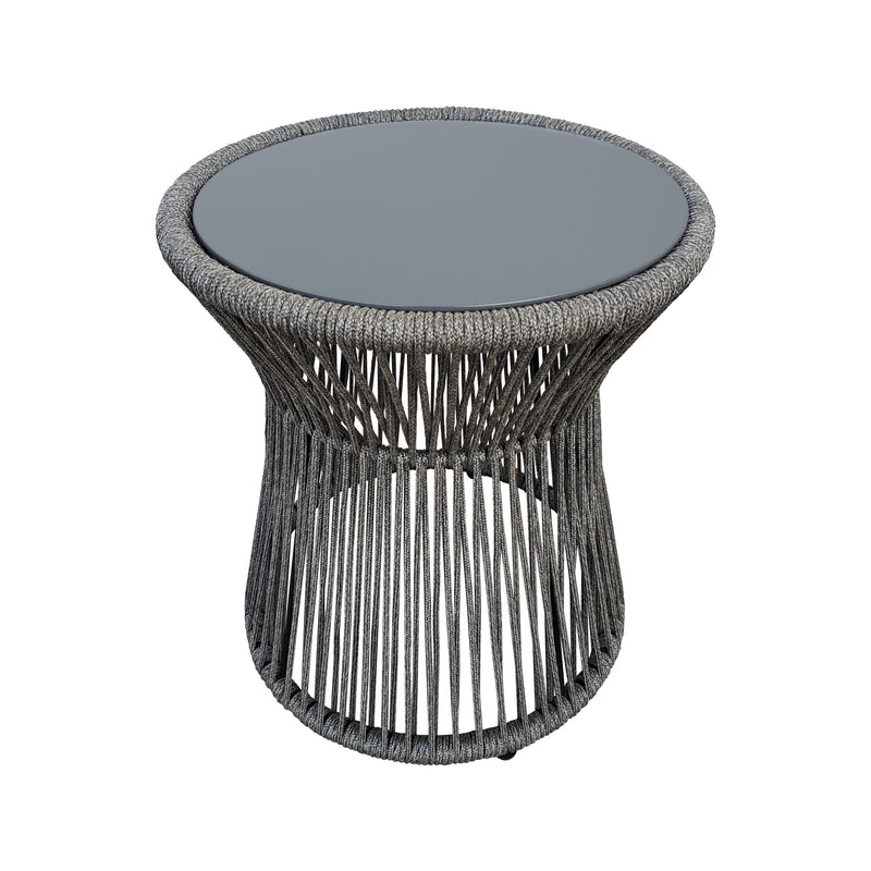 Cargue la imagen en el visor de la galería, Mesa Bistro Pedestal color gris - SH014