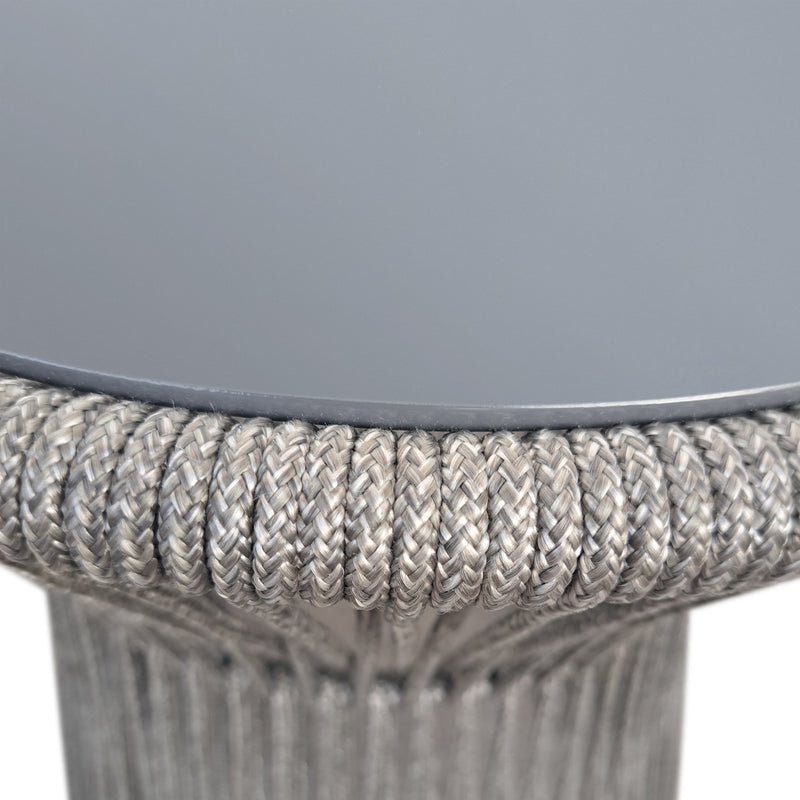 Cargue la imagen en el visor de la galería, Mesa Bistro Pedestal color gris - SH014