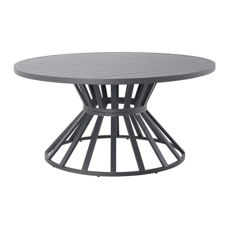 Cargue la imagen en el visor de la galería, Mesa de Aluminio Redonda 1.52 M color Carbon Piaggo - GL3AQ59226