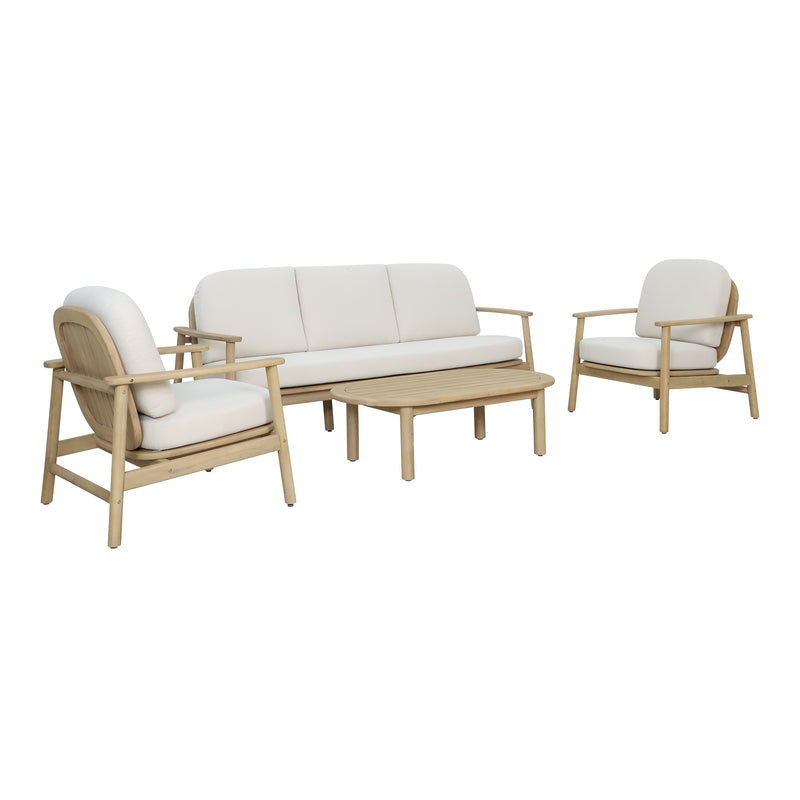 Cargue la imagen en el visor de la galería, Sala de Madera Triple Pill, color Natural