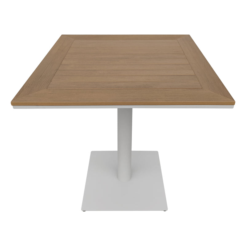 Cargue la imagen en el visor de la galería, Mesa cuadrada 70x70 para comedor Pilot color Blanca - ZF1035T