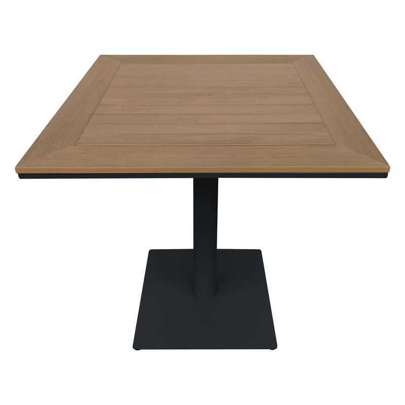 Cargue la imagen en el visor de la galería, Mesa cuadrada 70x70 para comedor Pilot color Carbon - ZF1031T