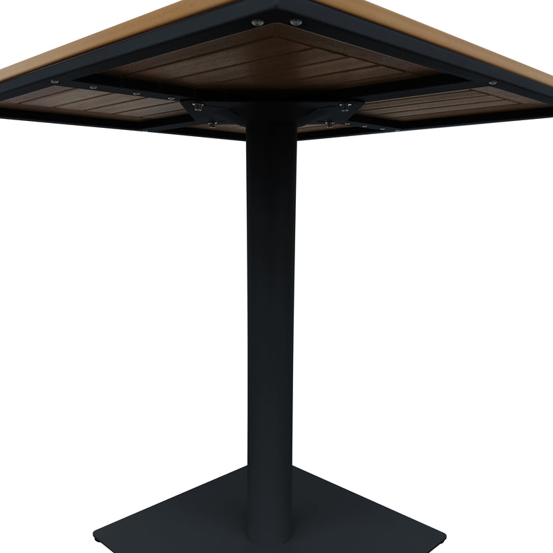 Cargue la imagen en el visor de la galería, Mesa cuadrada 70x70 para comedor Pilot color Carbon - ZF1031T