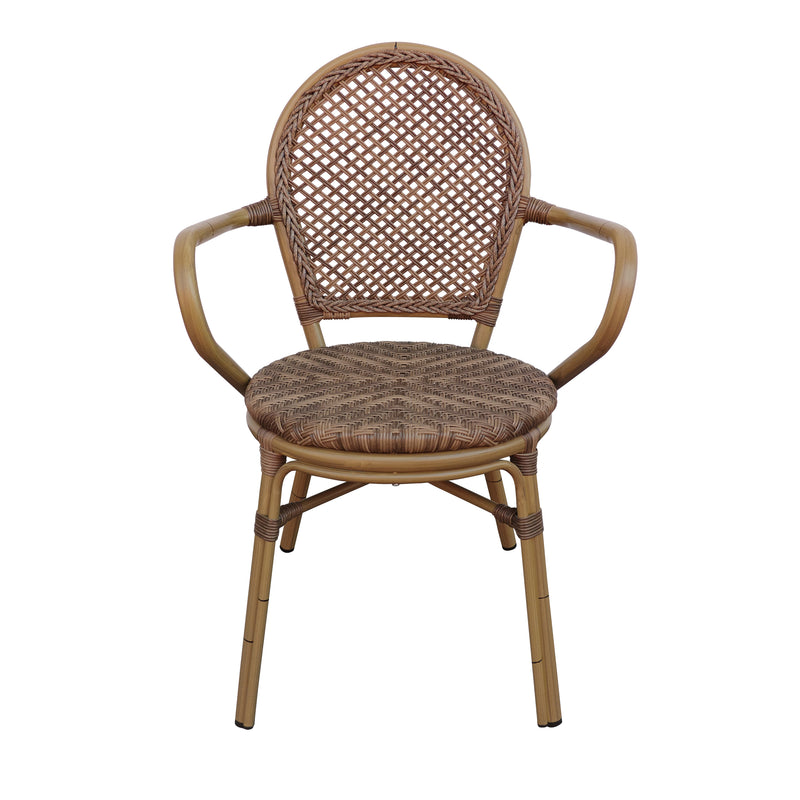 Cargue la imagen en el visor de la galería, Silla de ratan Pingarm 3301 color cafe - 3301