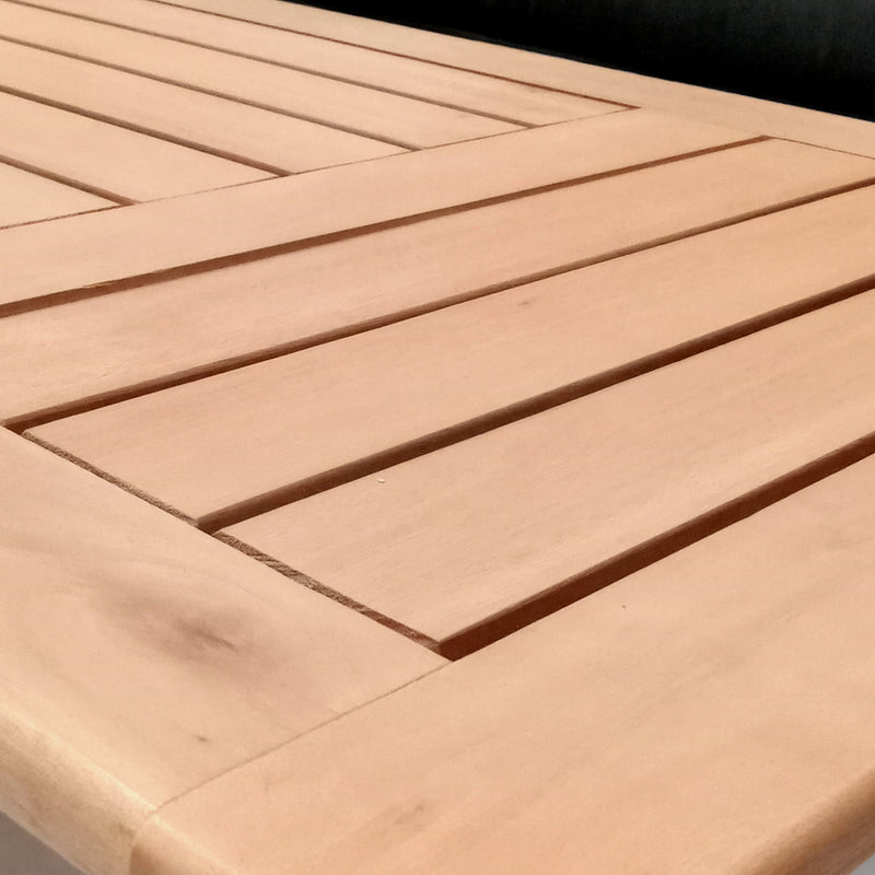 Cargue la imagen en el visor de la galería, Set doble Plaza + mesa Laguna centro de madera