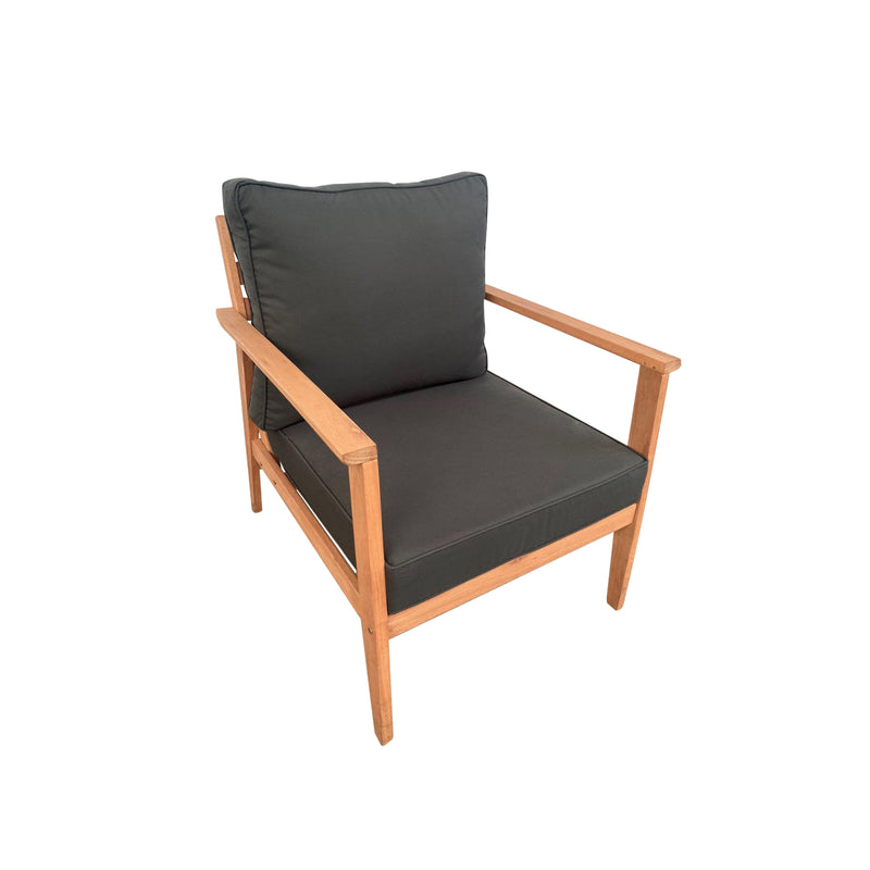 Cargue la imagen en el visor de la galería, Set doble Plaza + mesa Laguna centro de madera