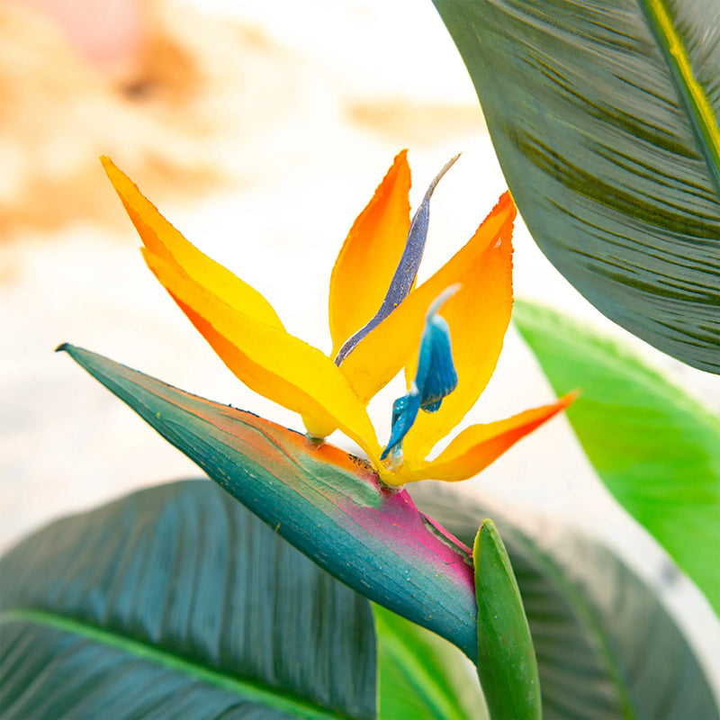 Cargue la imagen en el visor de la galería, Planta Decorativa Artificial para Exterior y Interior con 1.20m Alto,BIRD OF PARADISE 201017-BIR CasaEaster