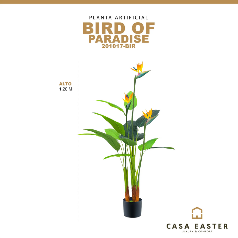 Cargue la imagen en el visor de la galería, Planta Decorativa Artificial para Exterior y Interior con 1.20m Alto,BIRD OF PARADISE 201017-BIR