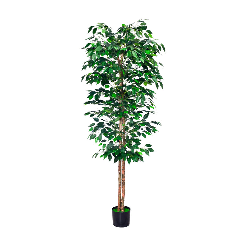 Cargue la imagen en el visor de la galería, Planta Decorativa Artificial para Exterior y Interior con 1.60m Alto, FICUS TREE -201060-FI CasaEaster