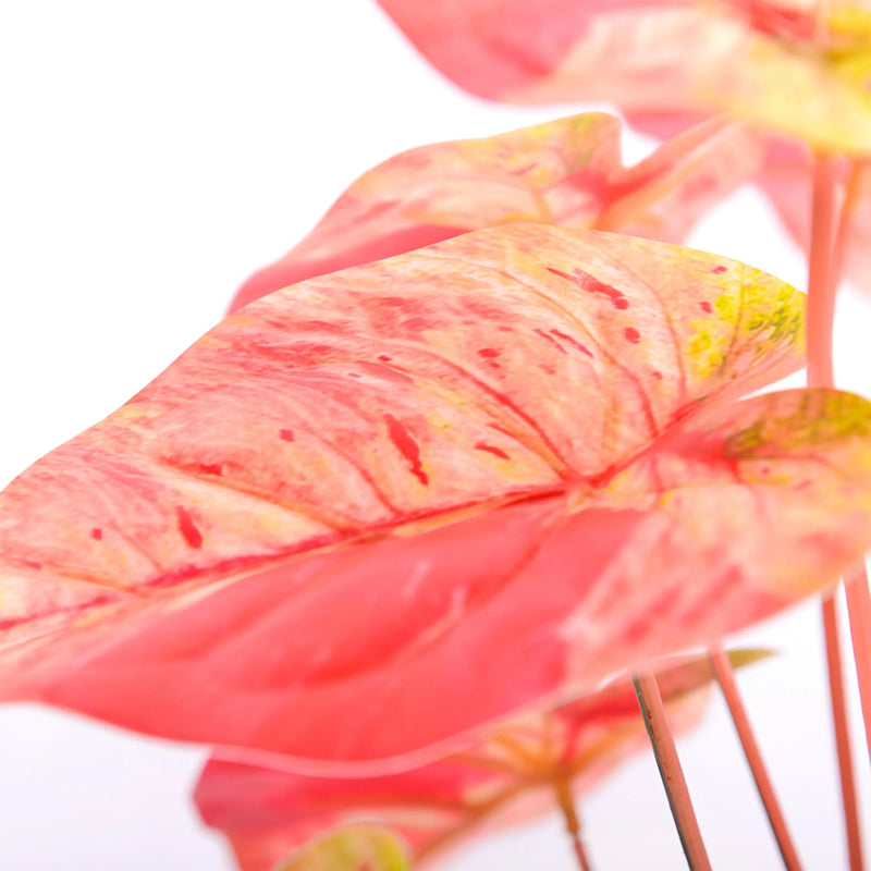 Cargue la imagen en el visor de la galería, Planta Decorativa Artificial para Exterior y Interior con 40cm Alto, PINK TARO -201030-TAR CasaEaster