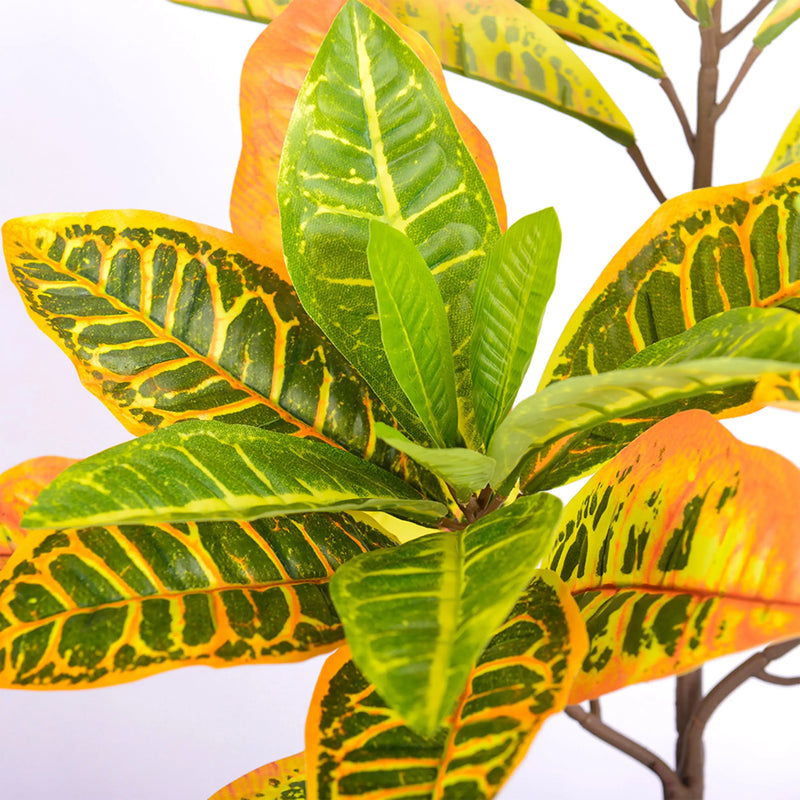 Cargue la imagen en el visor de la galería, Planta Decorativa Artificial para Exterior y Interior con 60cm Alto,GARDEN CROTON-201074-GA CasaEaster