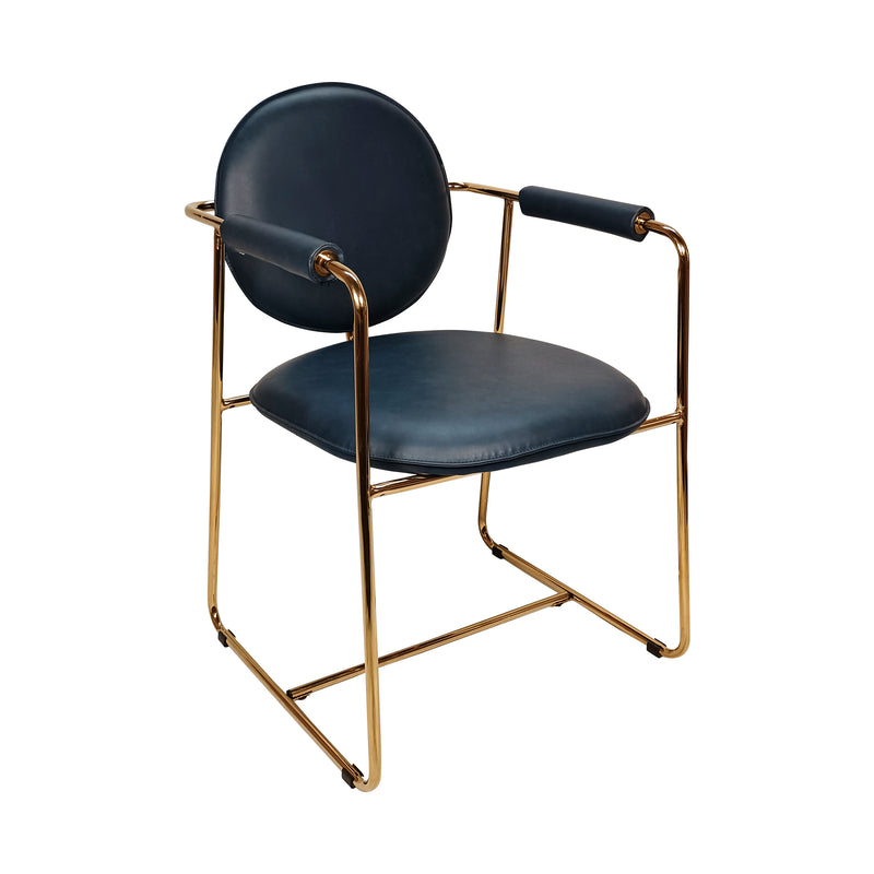 Cargue la imagen en el visor de la galería, Silla de interior Queen color azul - CA0312