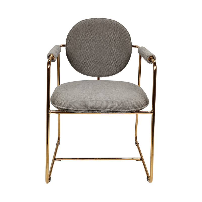 Cargue la imagen en el visor de la galería, Silla de interior Queen color gris - CA0315