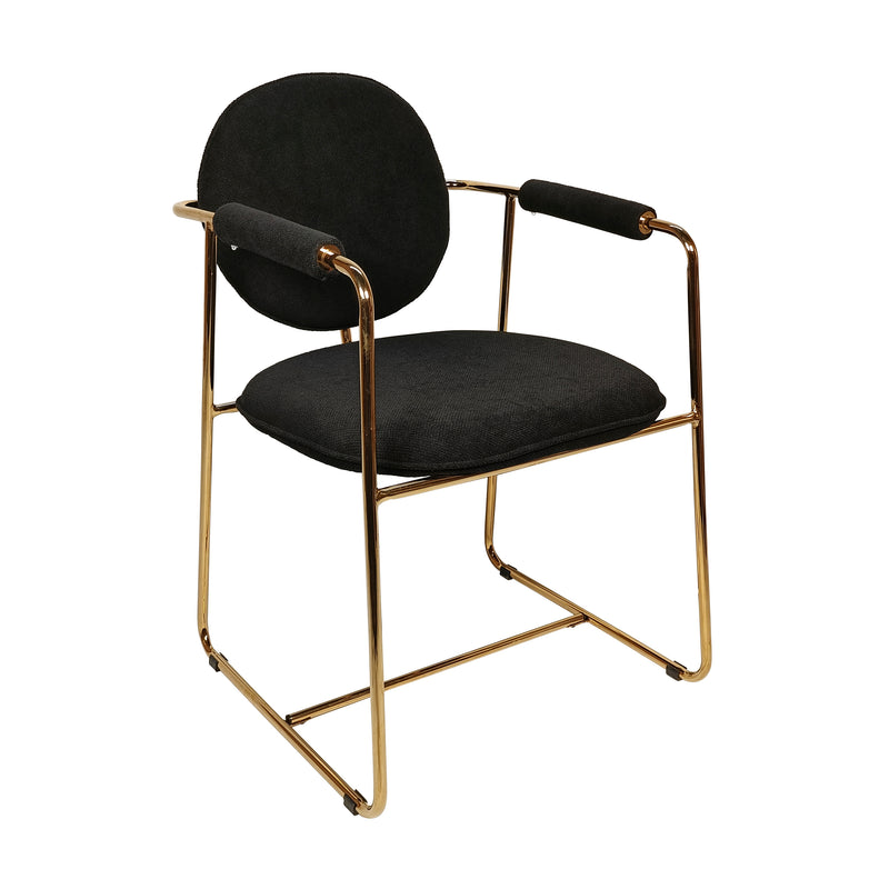 Cargue la imagen en el visor de la galería, Silla de interior Queen color negro blk - CA0316