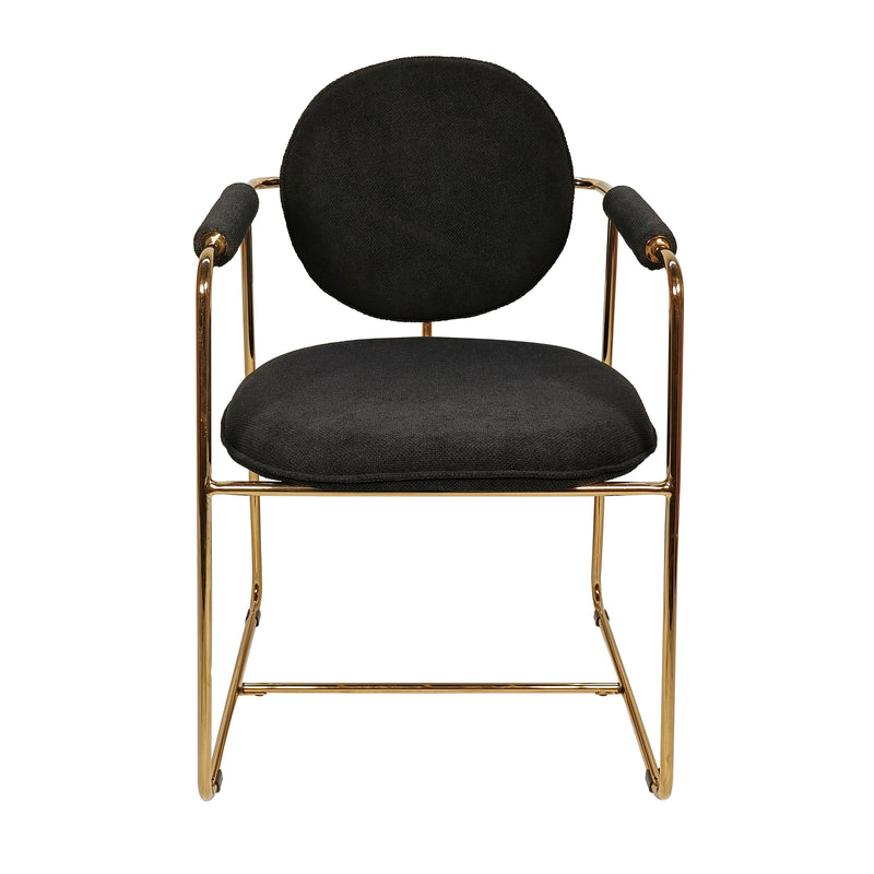 Cargue la imagen en el visor de la galería, Silla de interior Queen color negro blk - CA0316