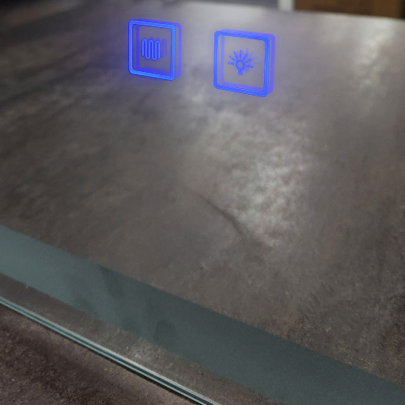 Cargue la imagen en el visor de la galería, Espejo decorativo rectangular REC-LED 80X60 - RECLED80X60