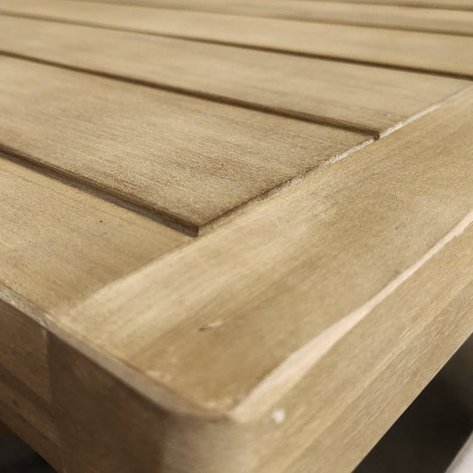 Comedor de barra Alto 1.56 M para Exterior o Interior modelo RIMINI + 4 sillas rimini de barra -CAPEOJMR