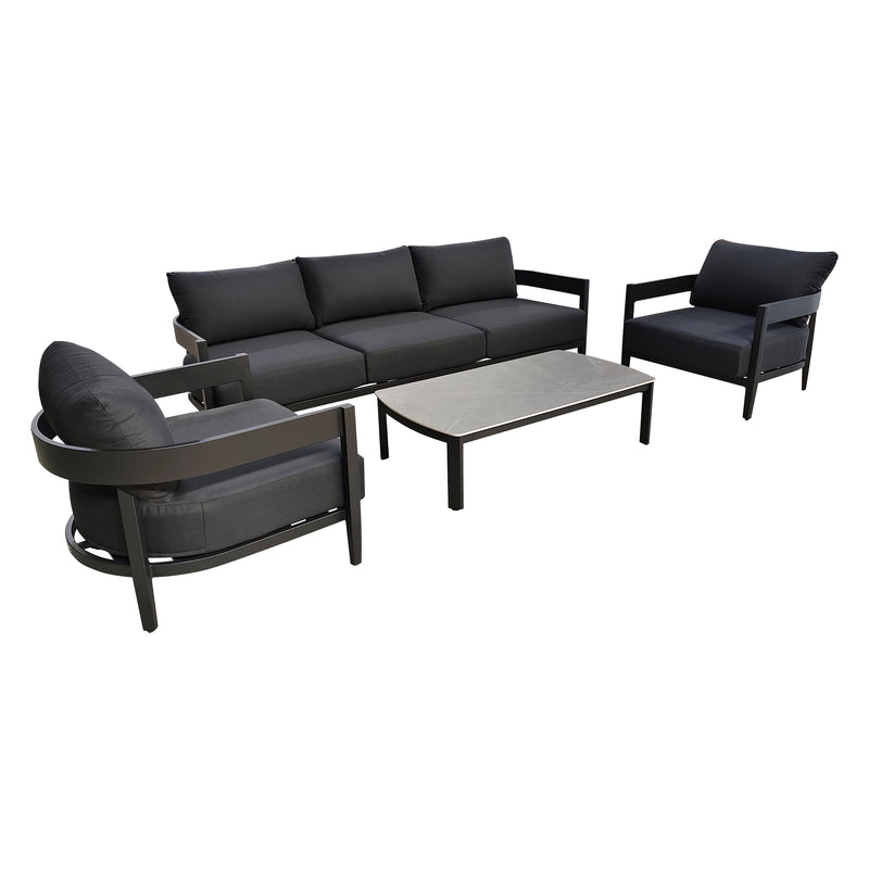 Cargue la imagen en el visor de la galería, Set triple Roni color carbón - GL3A547323-TRI