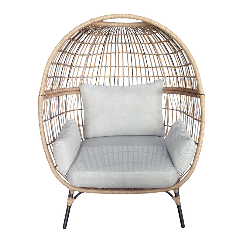 Cargue la imagen en el visor de la galería, Sillón individual Redondo RON, color natural - GLA6328539KD