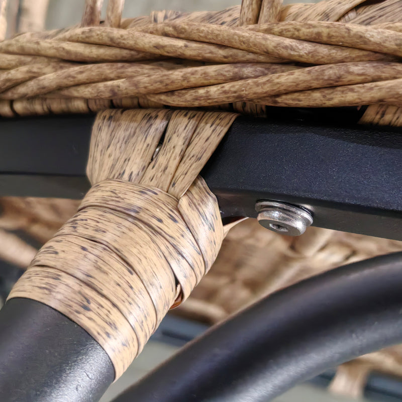 Cargue la imagen en el visor de la galería, Sillón individual Redondo RON, color natural - GLA6328539KD