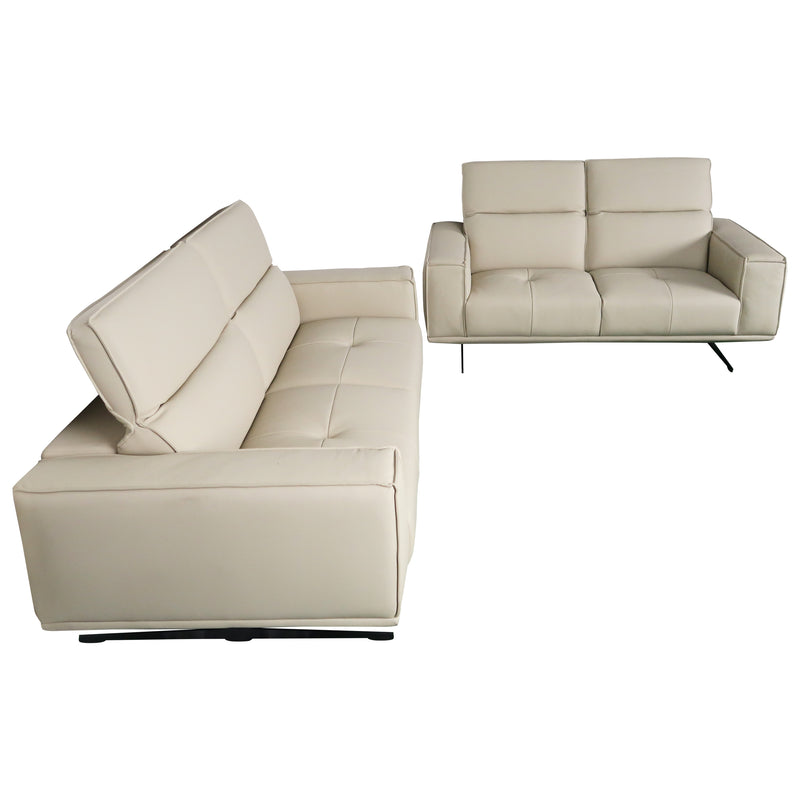 Cargue la imagen en el visor de la galería, Set duo de interior sofá triple + sofá doble S8911 con vinipiel - S8911