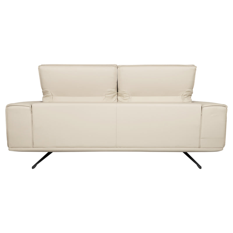 Cargue la imagen en el visor de la galería, Sofá de interior triple color beige con respaldo reclinable - S8911-3