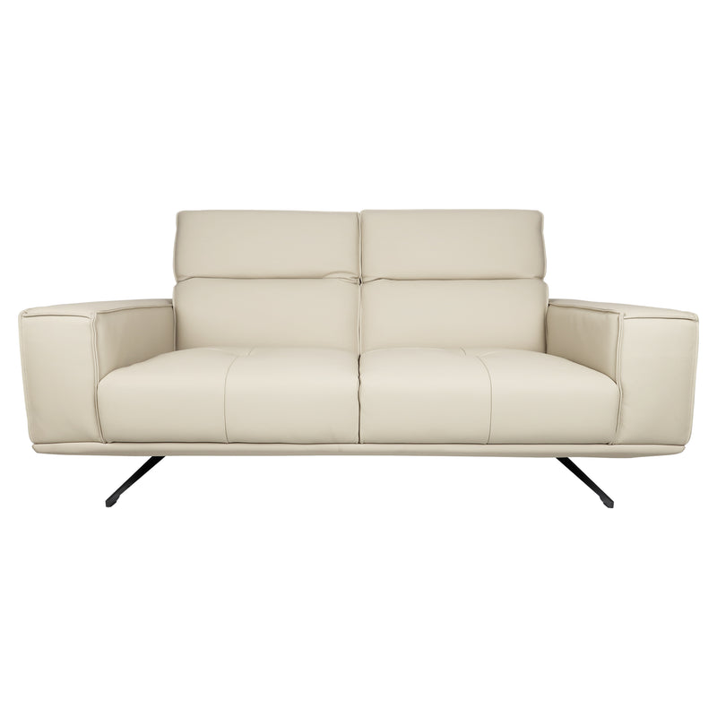 Cargue la imagen en el visor de la galería, Sofá de interior triple color beige con respaldo reclinable - S8911-3