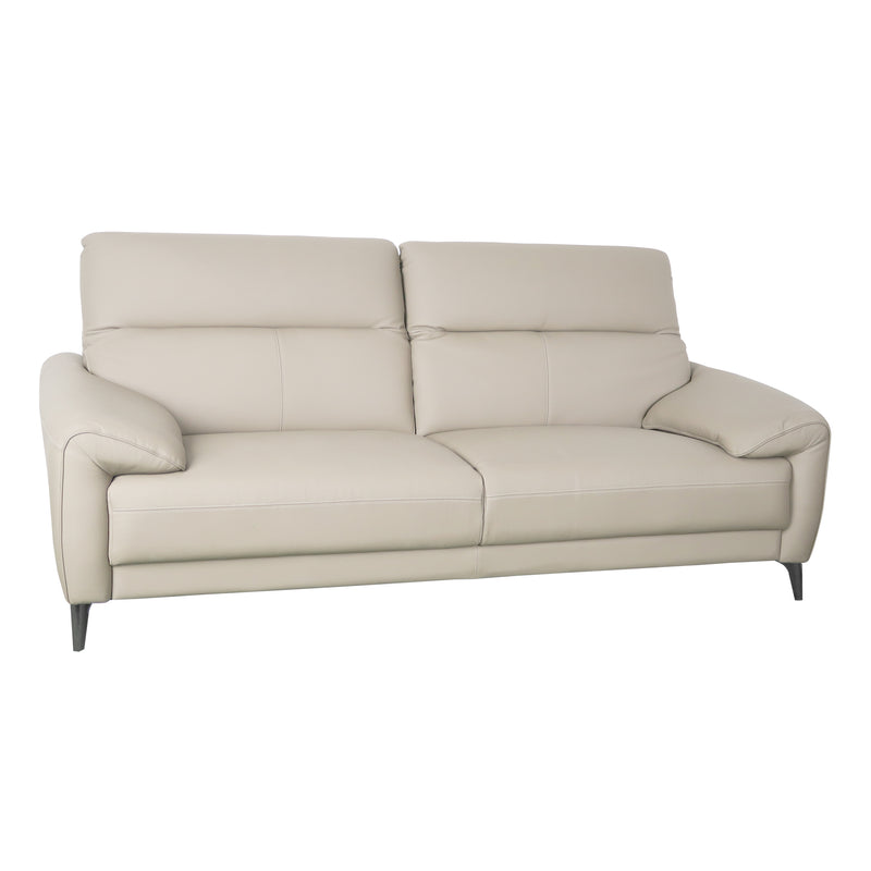 Cargue la imagen en el visor de la galería, Set duo de interior sofá triple + sofá doble S8913 con vinipiel color Beige - S8913-BE