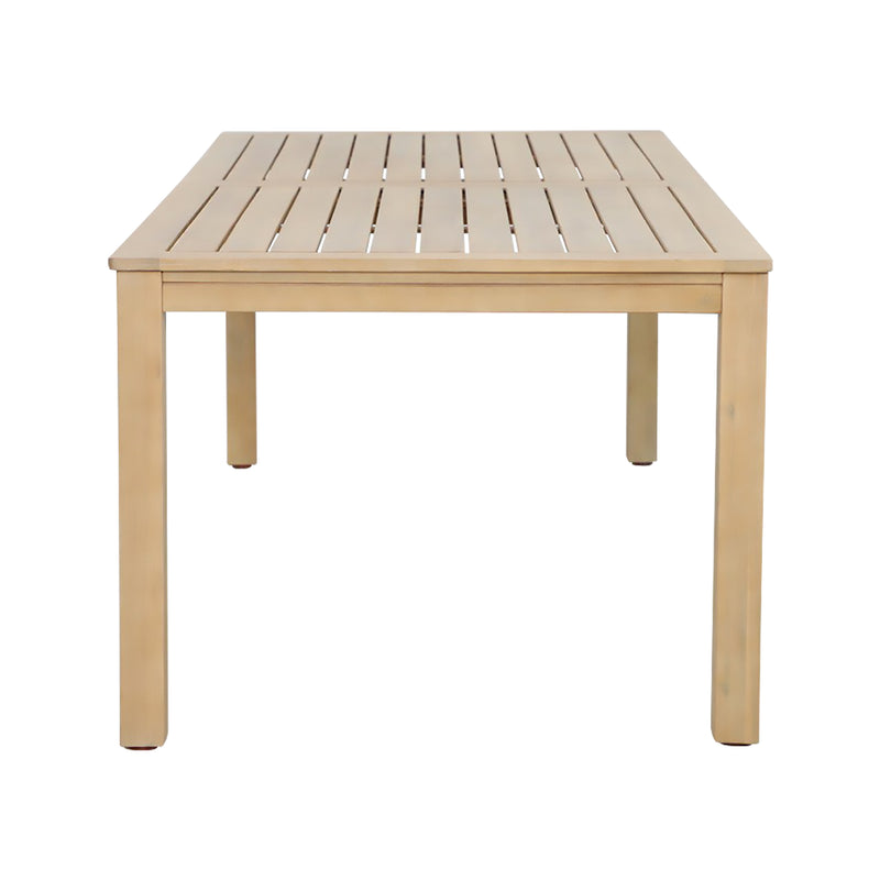 Cargue la imagen en el visor de la galería, Comedor para exterior Sage con Sombrilla Blum taupe + base ovadia + 6 sillas Pill