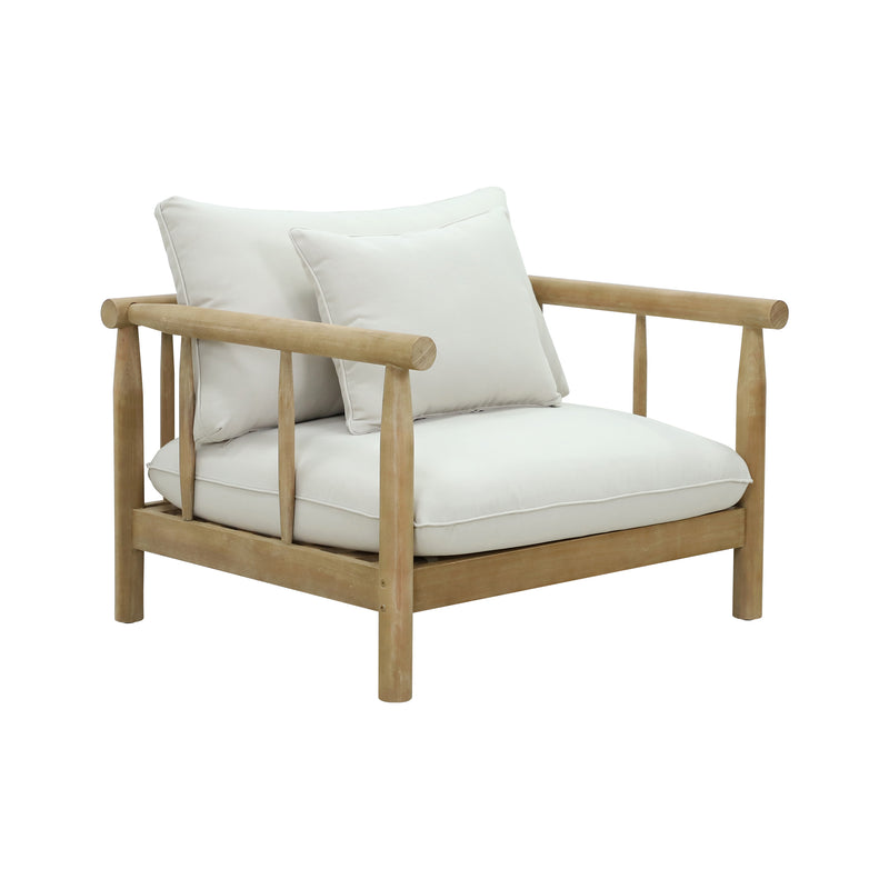 Cargue la imagen en el visor de la galería, Sala para Exterior e Interior Madera Color Blanco BUNGALOW DOBLE-HUC39500