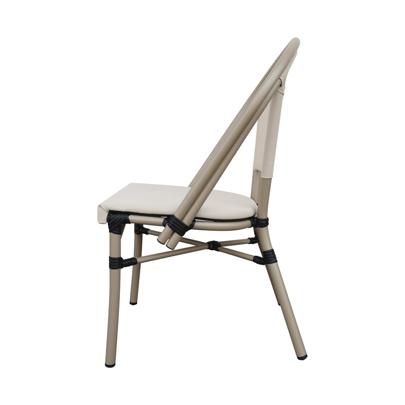 Cargue la imagen en el visor de la galería, Silla de Rattan para exterior e interior Color Champagne SCOOTLAND 28 - Scoot28