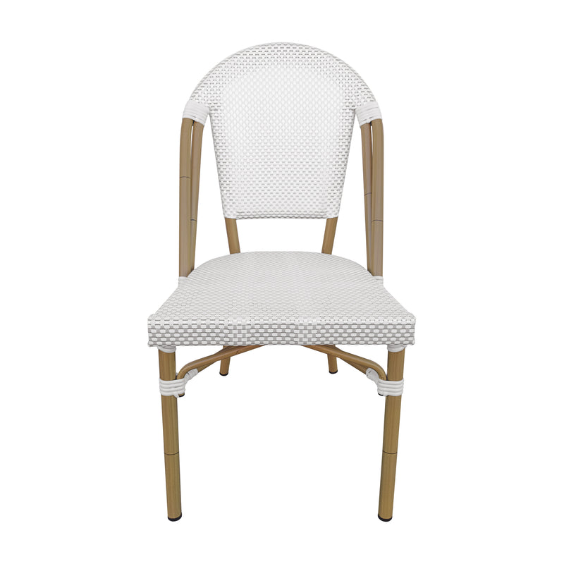 Cargue la imagen en el visor de la galería, Silla de Rattan para exterior e interior Color Blanca SCOOTLAND 31 - SC31