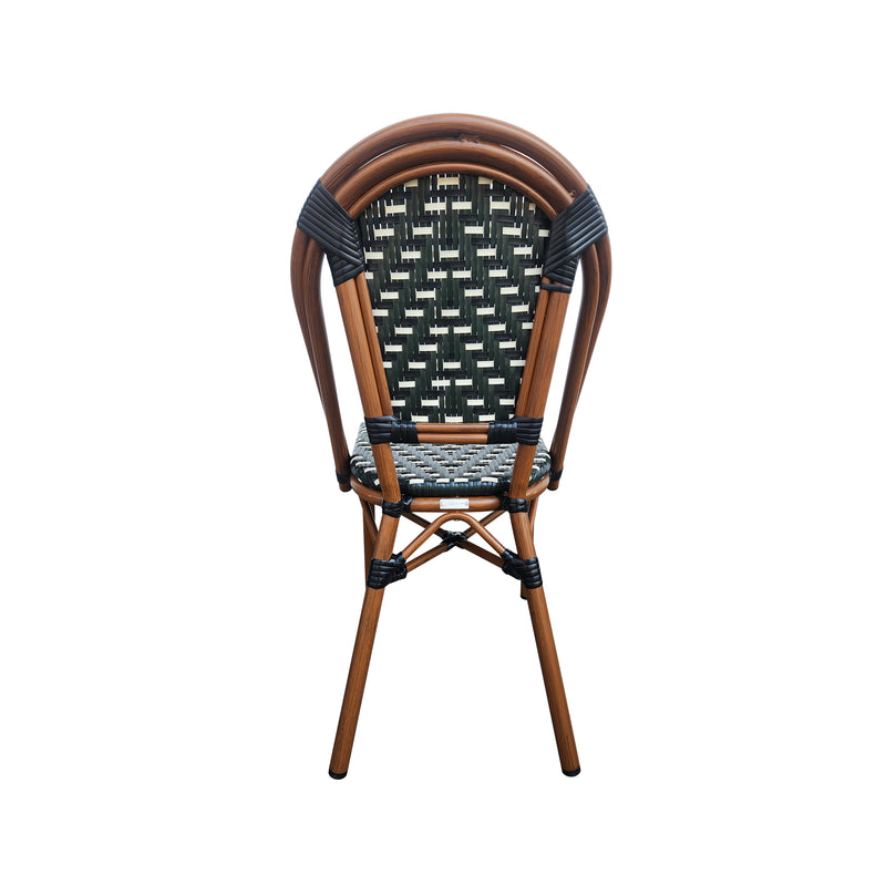 Cargue la imagen en el visor de la galería, Silla de Rattan para exterior e interior Color Verde militar&negro SCOOTLAND 32 -OCS32