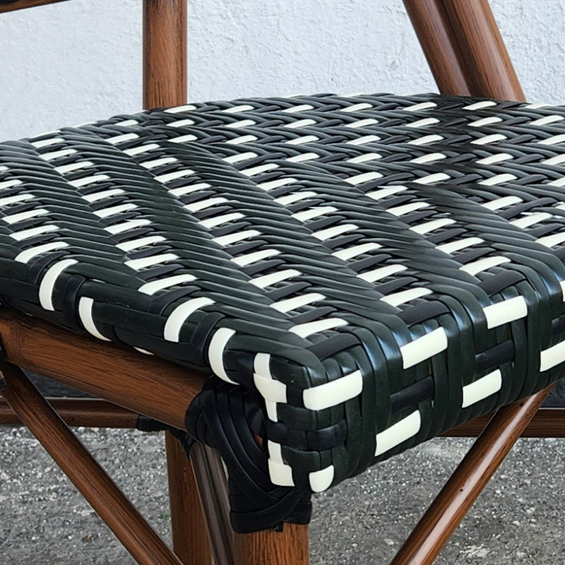Cargue la imagen en el visor de la galería, Silla de Rattan para exterior e interior Color Verde militar&negro SCOOTLAND 32 -OCS32