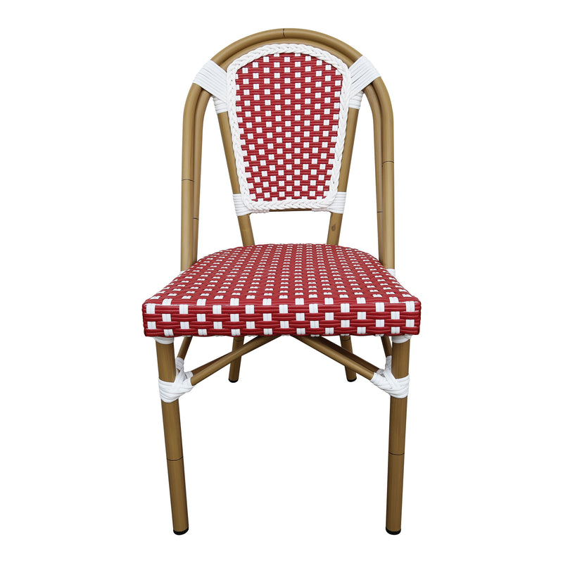 Cargue la imagen en el visor de la galería, Silla de Rattan para exterior e interior Color Rojo SCOOTLAND 01 -OC446