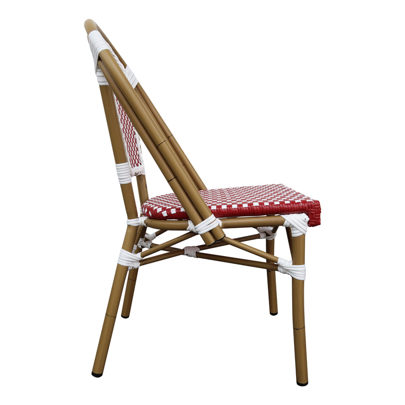 Cargue la imagen en el visor de la galería, Silla de Rattan para exterior e interior Color Rojo SCOOTLAND 01 -OC446