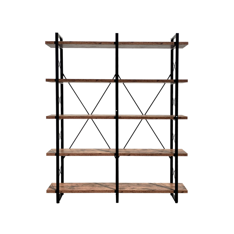 Cargue la imagen en el visor de la galería, Set para Oficina estilo industrial 3 piezas con JY658 color café & negro